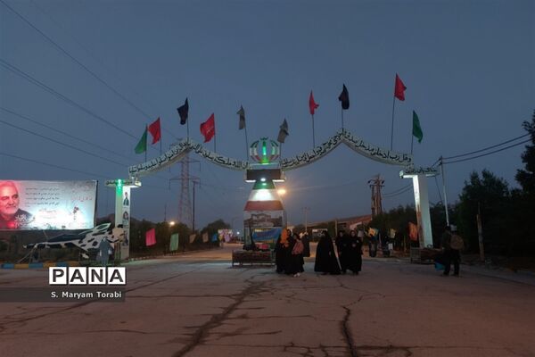 میزبانی شهدا در یادمان علقمه خرمشهر و قدمگاه شهدای غواص از نومعلمان فارس