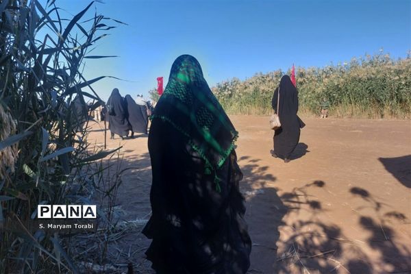 میزبانی شهدا در یادمان علقمه خرمشهر و قدمگاه شهدای غواص از نومعلمان فارس