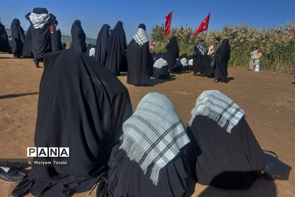 میزبانی شهدا در یادمان علقمه خرمشهر و قدمگاه شهدای غواص از نومعلمان فارس