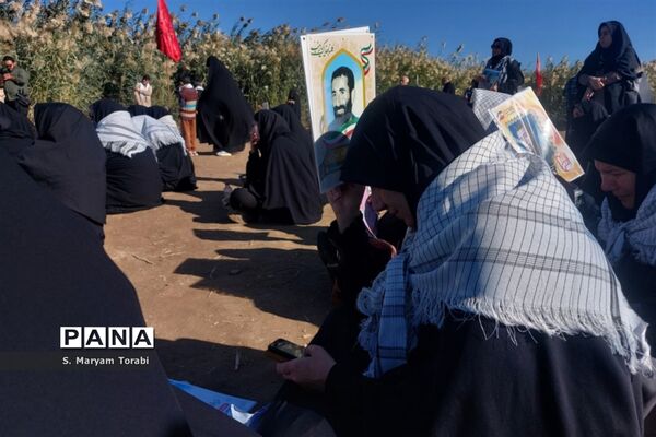 میزبانی شهدا در یادمان علقمه خرمشهر و قدمگاه شهدای غواص از نومعلمان فارس