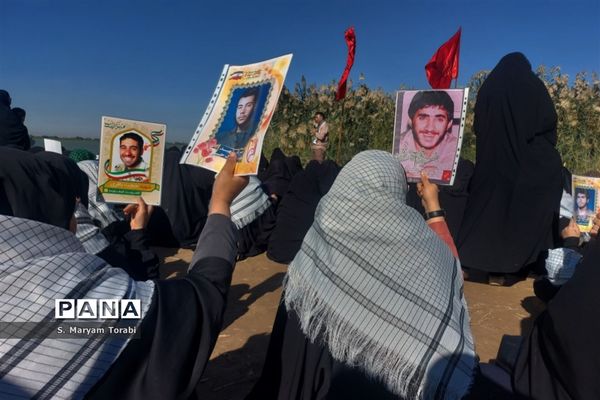 میزبانی شهدا در یادمان علقمه خرمشهر و قدمگاه شهدای غواص از نومعلمان فارس