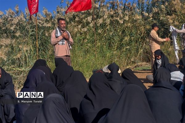 میزبانی شهدا در یادمان علقمه خرمشهر و قدمگاه شهدای غواص از نومعلمان فارس