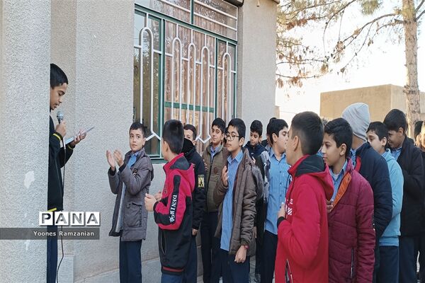 مراسم عزاداری به‌مناسبت شهادت حضرت فاطمه (س) در آموزشگاه نمونه دولتی مرتضوی