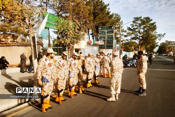 برگزاری همایش رزمایش اقتدار در شهرستان کاشمر
