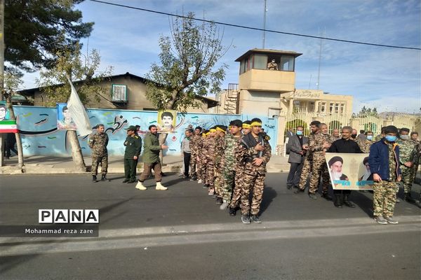 برگزاری همایش رزمایش اقتدار در شهرستان کاشمر