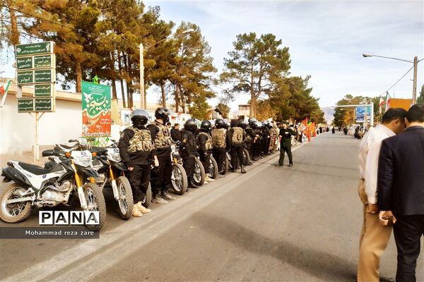 برگزاری همایش رزمایش اقتدار در شهرستان کاشمر