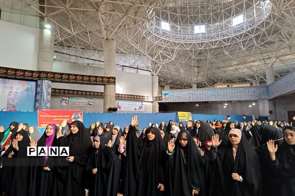اجتماع بزرگ دختران حاج قاسم در محمودآباد
