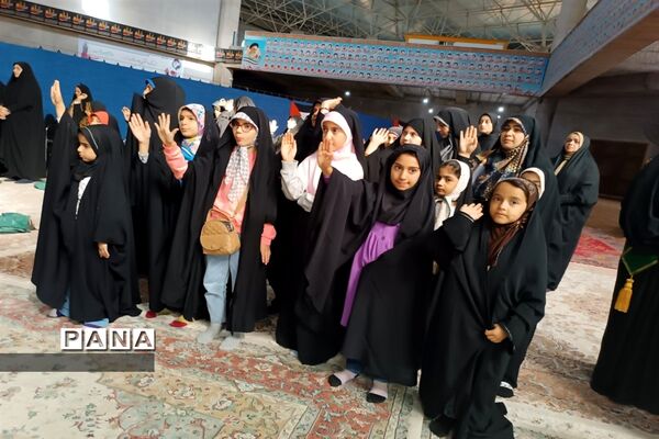 اجتماع بزرگ دختران حاج قاسم در محمودآباد