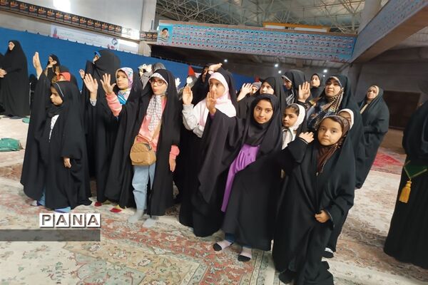 اجتماع بزرگ دختران حاج قاسم در محمودآباد