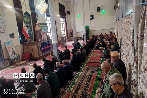 نمازجمعه شهرتیتکانلو درهفته بسیج