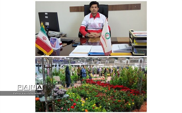 نمایشگاه گل و گیاه هلال احمرشیروان برپا می‌شود