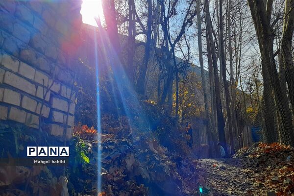 زیبایی روستای دهبار طرقبه در فصل پاییز
