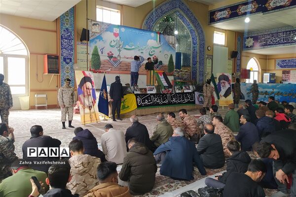 همایش بزرگ بسیجیان در شهرستان شیروان