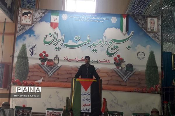 همایش بزرگ بسیجیان در شهرستان شیروان