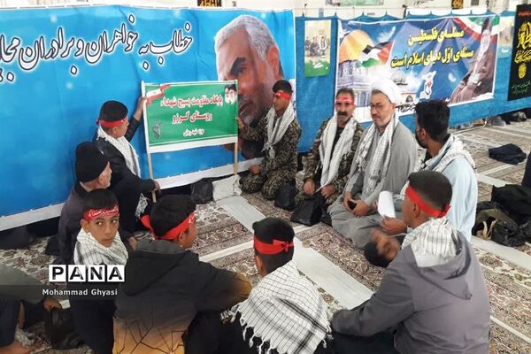 همایش بزرگ بسیجیان در شهرستان شیروان