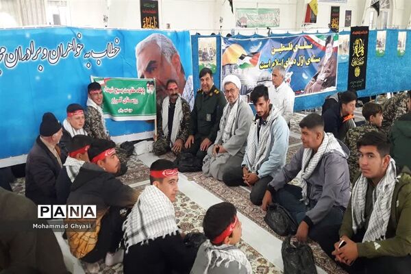 همایش بزرگ بسیجیان در شهرستان شیروان