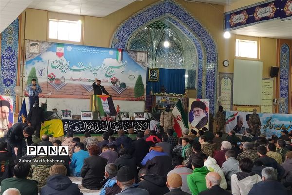 همایش بزرگ بسیجیان در شهرستان شیروان