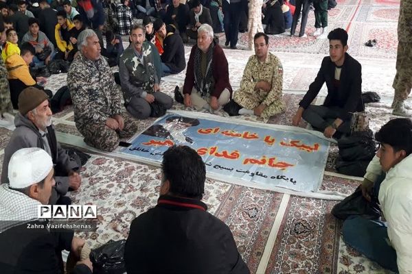 همایش بزرگ بسیجیان در شهرستان شیروان