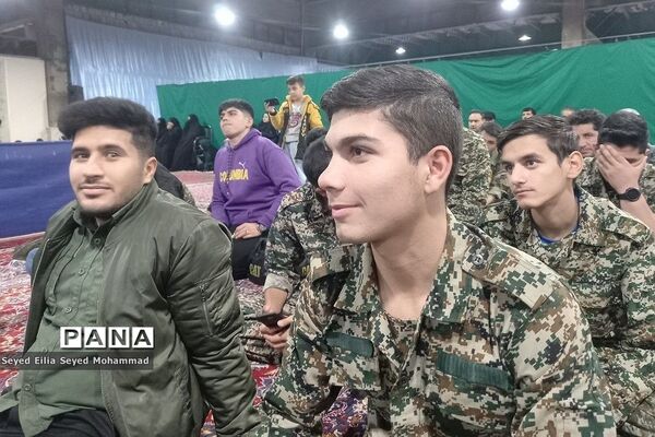 برگزاری شامگاه مشترک بسیجیان شهر قیامدشت به مناسبت هفته بسیج