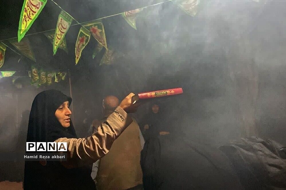 حضور دختران دانش‌آموز رودهن در اردوی راهیان نور
