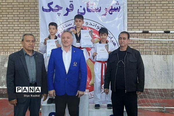 برگزاری مسابقات تکواندو در شهرستان قرچک