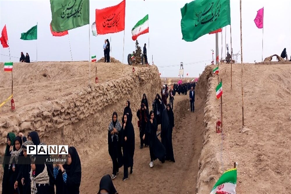 اردوی راهیان نور دانش‌آموزان ناحیه یک قم
