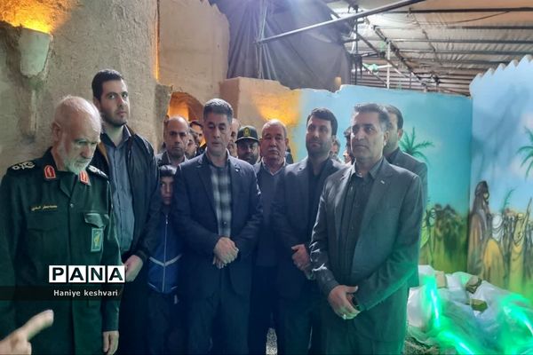 آیین افتتاحیه هشتمین سوگواره فاطمی و نمایشگاه نمادین کوچه‌های بنی هاشم در شهرستان ورامین