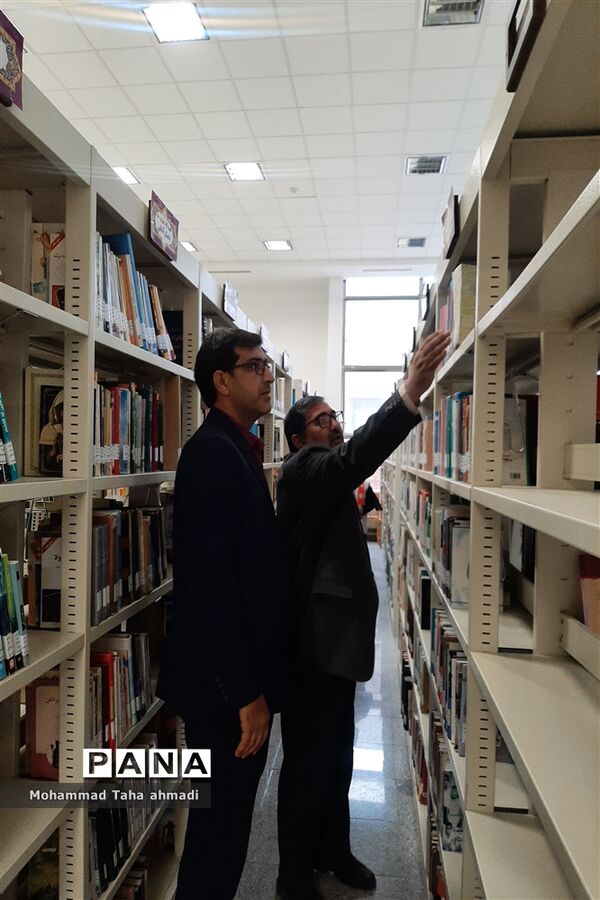غبارروبی مزار شهدای  گمنام و بازدید از کتابخانه عمومی شهید بهشتی  آشخانه