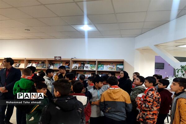 غبارروبی مزار شهدای  گمنام و بازدید از کتابخانه عمومی شهید بهشتی  آشخانه