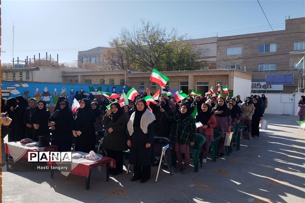 یادواره شهدا و مراسم دهه فاطمیه در دبیرستان گلستان شهرستان مانه و سملقان