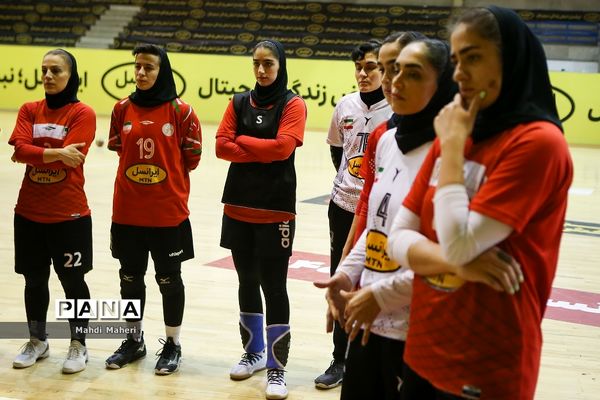 آخرین تمرین تیم ملی هندبال بانوان