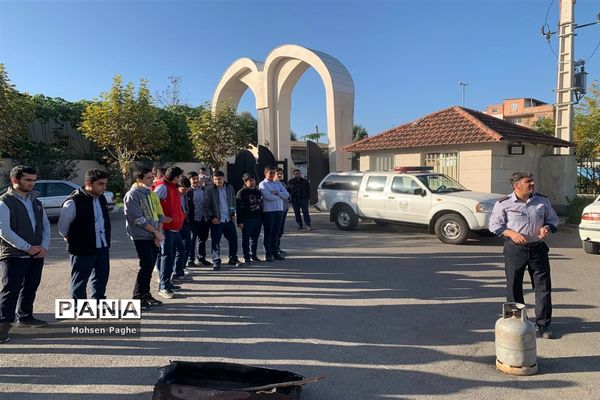 مانور زلزله در شهرستان گرگان