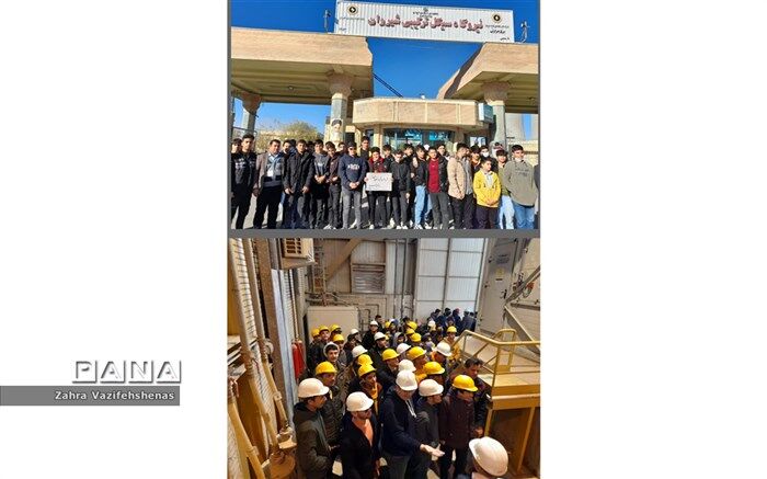 بازدید ‌دانش‌آموزان شهرستان شیروان از نیروگاه سیکل ترکیبی شیروان