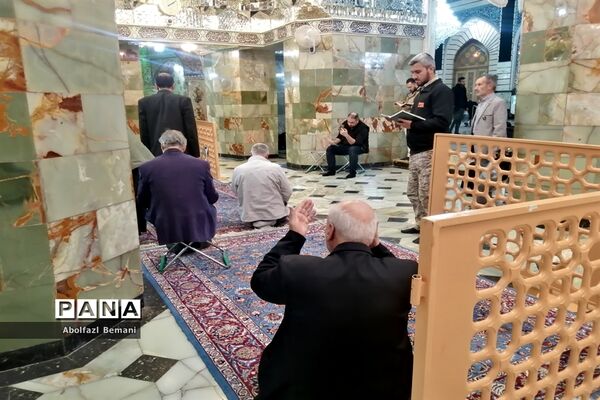 حرم بانوی کرامت در سحرگاه شهادت حضرت زهرا(س)