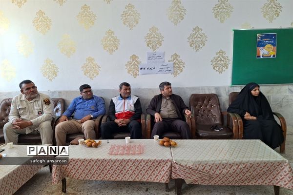 جلسه برنامه‌ریزی اعضای ستاد برگزاری مانور زلزله در شهرستان شادگان