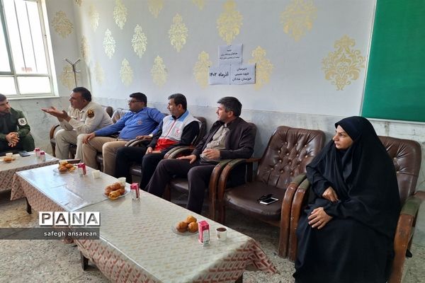 جلسه برنامه‌ریزی اعضای ستاد برگزاری مانور زلزله در شهرستان شادگان