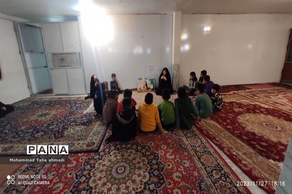 هیات کودکانه مسجد صاحب الزمان (عج) شهرآشخانه در ایام فاطمیه