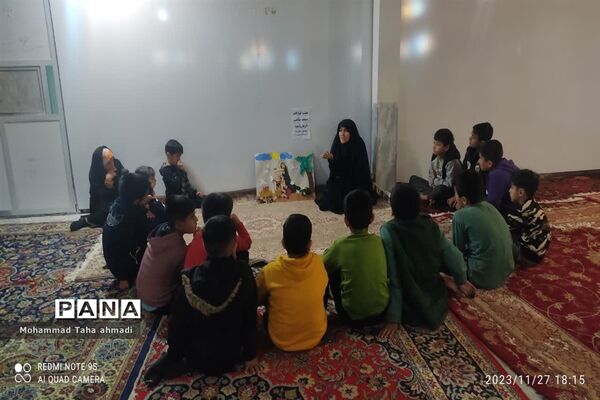 هیات کودکانه مسجد صاحب الزمان (عج) شهرآشخانه در ایام فاطمیه