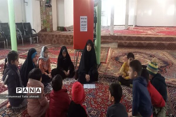 هیات کودکانه مسجد صاحب الزمان (عج) شهرآشخانه در ایام فاطمیه
