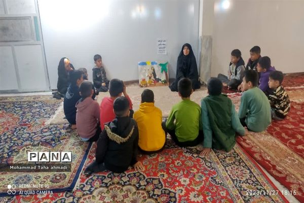 هیات کودکانه مسجد صاحب الزمان (عج) شهرآشخانه در ایام فاطمیه