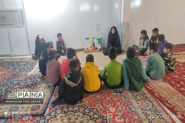 هیات کودکانه مسجد صاحب الزمان (عج) شهرآشخانه در ایام فاطمیه