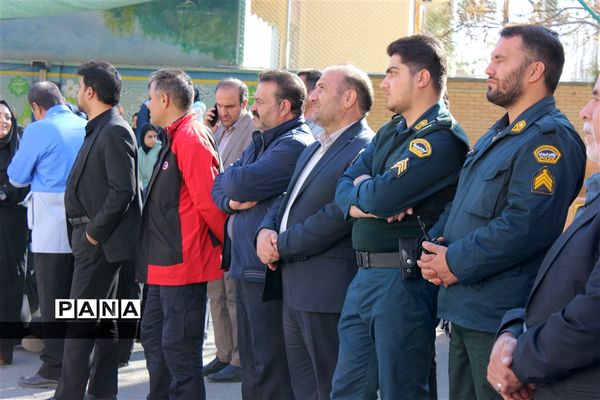 مانور سراسری زلزله و ایمنی ناحیه ۳ اصفهان