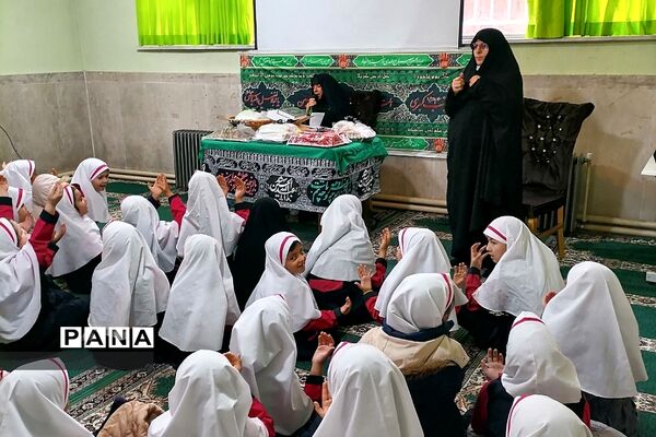عزاداری و فضاسازی ایام فاطمیه در مدارس رودهن