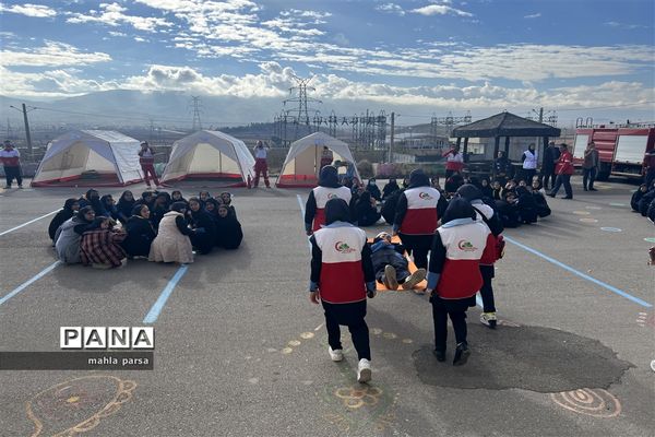 بیست و پنجمین مانور سراسری زلزله در شهرستان مانه و سملقان