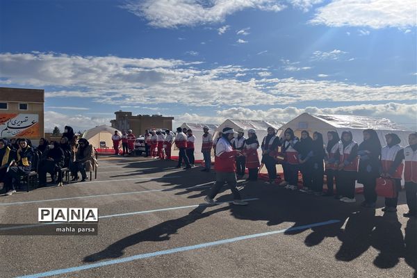 بیست و پنجمین مانور سراسری زلزله در شهرستان مانه و سملقان