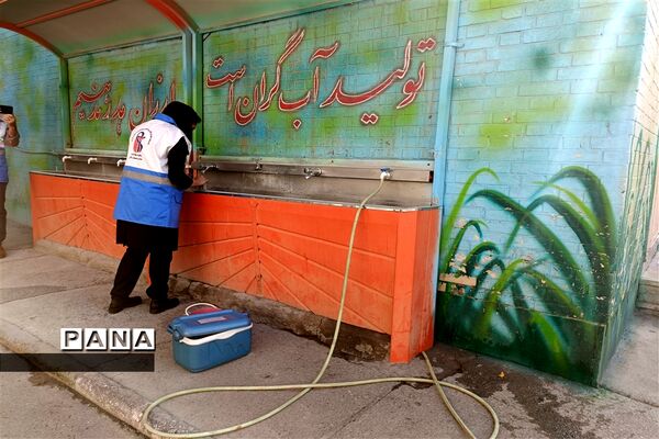 بیست و پنجمین مانور سراسری زلزله در دبیرستان پسرانه هیأت امنایی فرنو شهرقدس