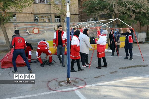 بیست و پنجمین مانور سراسری زلزله در آذربایجان غربی