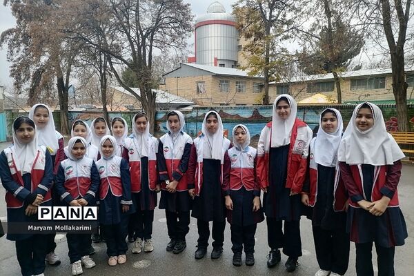 مانور زلزله در مدرسه شهید علیجانی دماوند