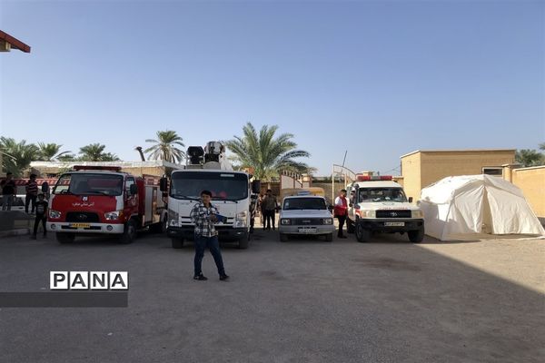 بیست و پنجمین مانور سراسری زلزله و ایمنی در  شهر خنافره