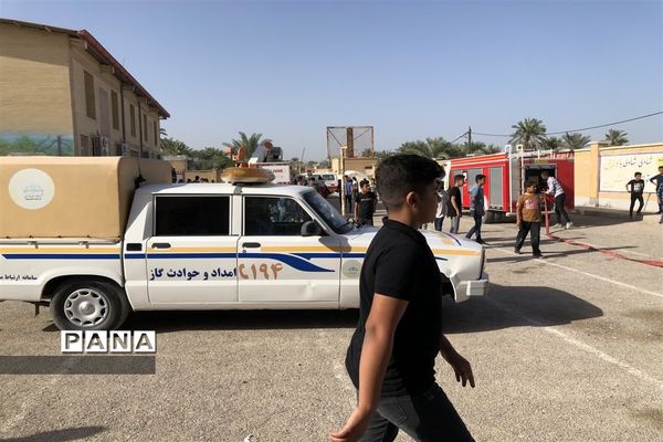 بیست و پنجمین مانور سراسری زلزله و ایمنی در  شهر خنافره